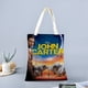 thumbnail image 2 of JOHN CARTER Bolso de tela con estampado de lienzo para mujer, bolsa de compras reutilizable y estética, con cremallera interior, regalo para mujer,40*40cm., 2 of 6