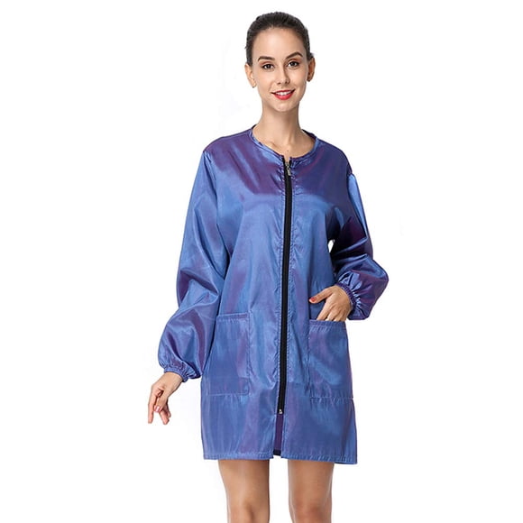 Bata impermeable para salón Exttlliy de poliéster, talla XL