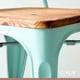 thumbnail image 2 of Pack de 4 Sillas Tolix con asiento de Madera Oscura Walnut - Menta, 2 of 4