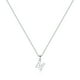 thumbnail image 1 of Collar HESHPAWS S925 Sterling Silver Inicial Mujer Plateado, 1 of 3