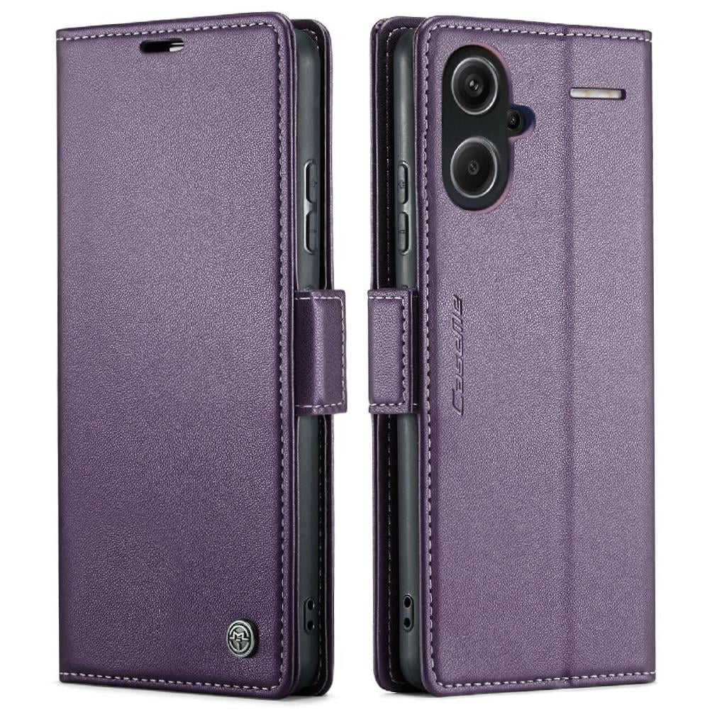 Caseme Tipo Cartera Xiaomi Redmi Note 13 Pro Plus Con Cierre Magnético, Rfid, Tarjetero, Soporte, Carga Inalámbrica