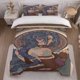 thumbnail image 1 of Jinx Vintage Art Retro Bedding Set Soft and Comfortable All-Season Duvet Cover and Pillowcase Set, 1 of 5