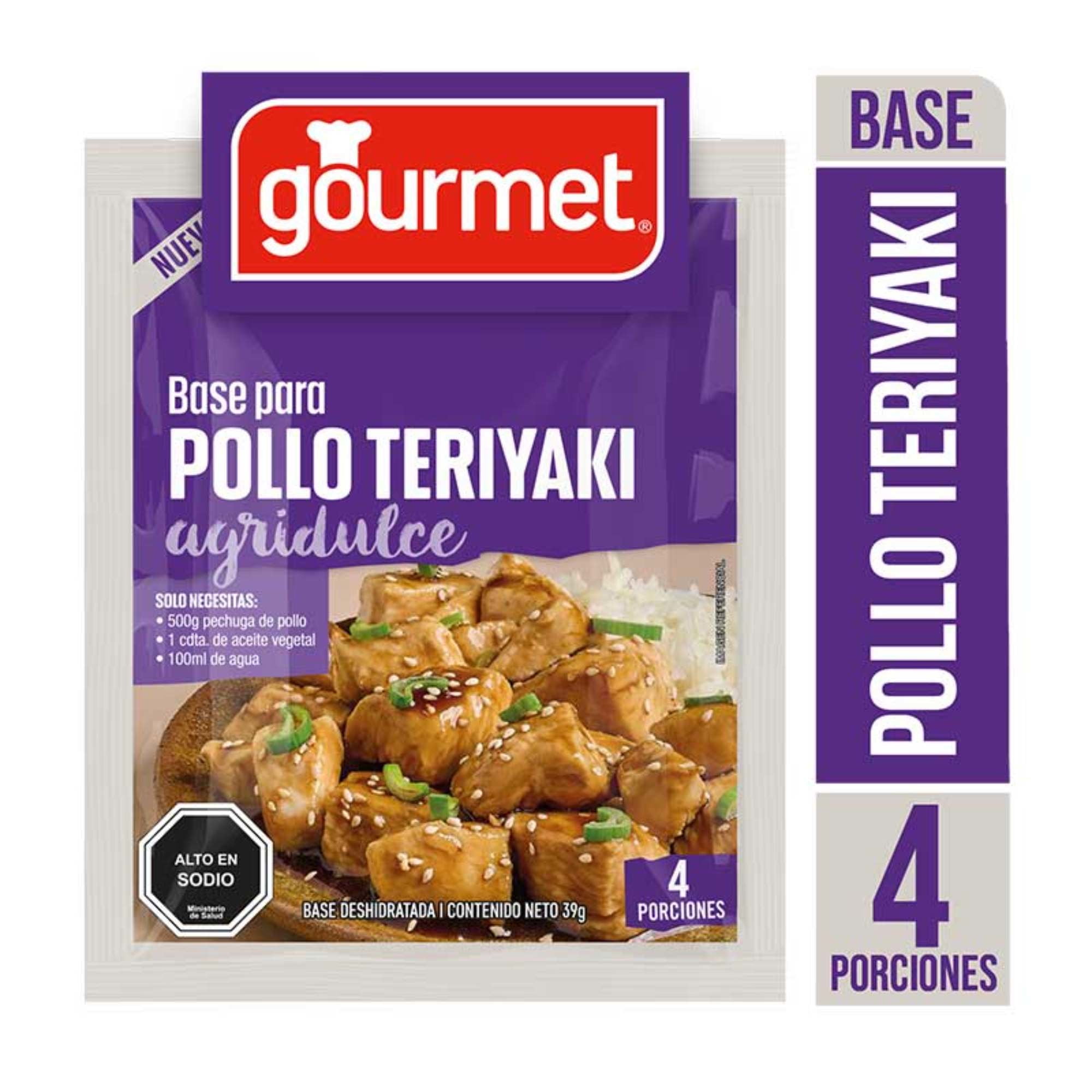 Base Para Pollo Teriyaki (4 Porciones) Sobre 39 g Gourmet