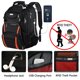 thumbnail image 4 of Mochila YALIXIAN para portátil de viaje de 18.4 pulgadas con puerto de carga USB, 4 of 6
