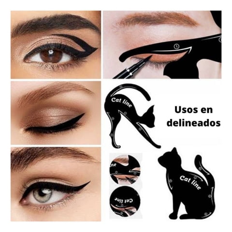 Flower Secret - Cat Line Plantilla Para Delineados De Ojos Perfecto