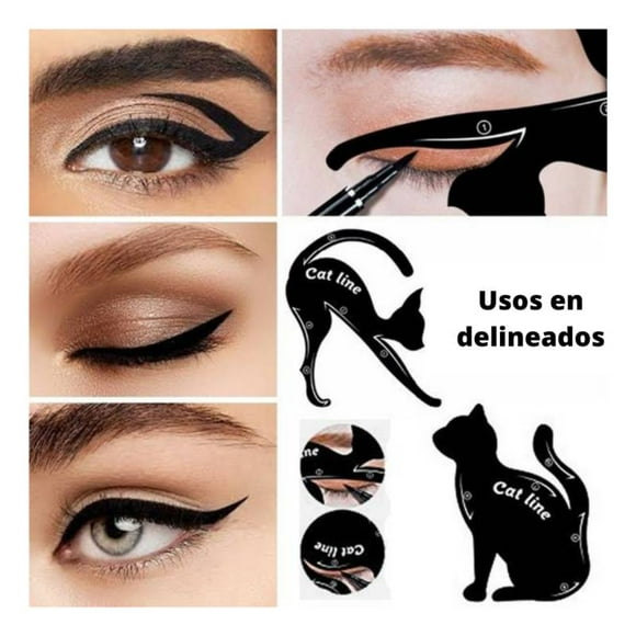 Cat Line Plantilla Para Delineados De Ojos Perfecto