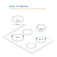 thumbnail image 5 of Sartenes de goteo Range Cooktop Saffire WB31T10010 y WB31T10011, 5 of 6