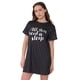 thumbnail image 1 of Camisa de Dormir Mujer Poliéster Puntos Negro Corona, 1 of 5