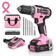 thumbnail image 1 of Taladro Inalámbrico 20v Rosa 2 0ah Con Cargador, 1 of 8