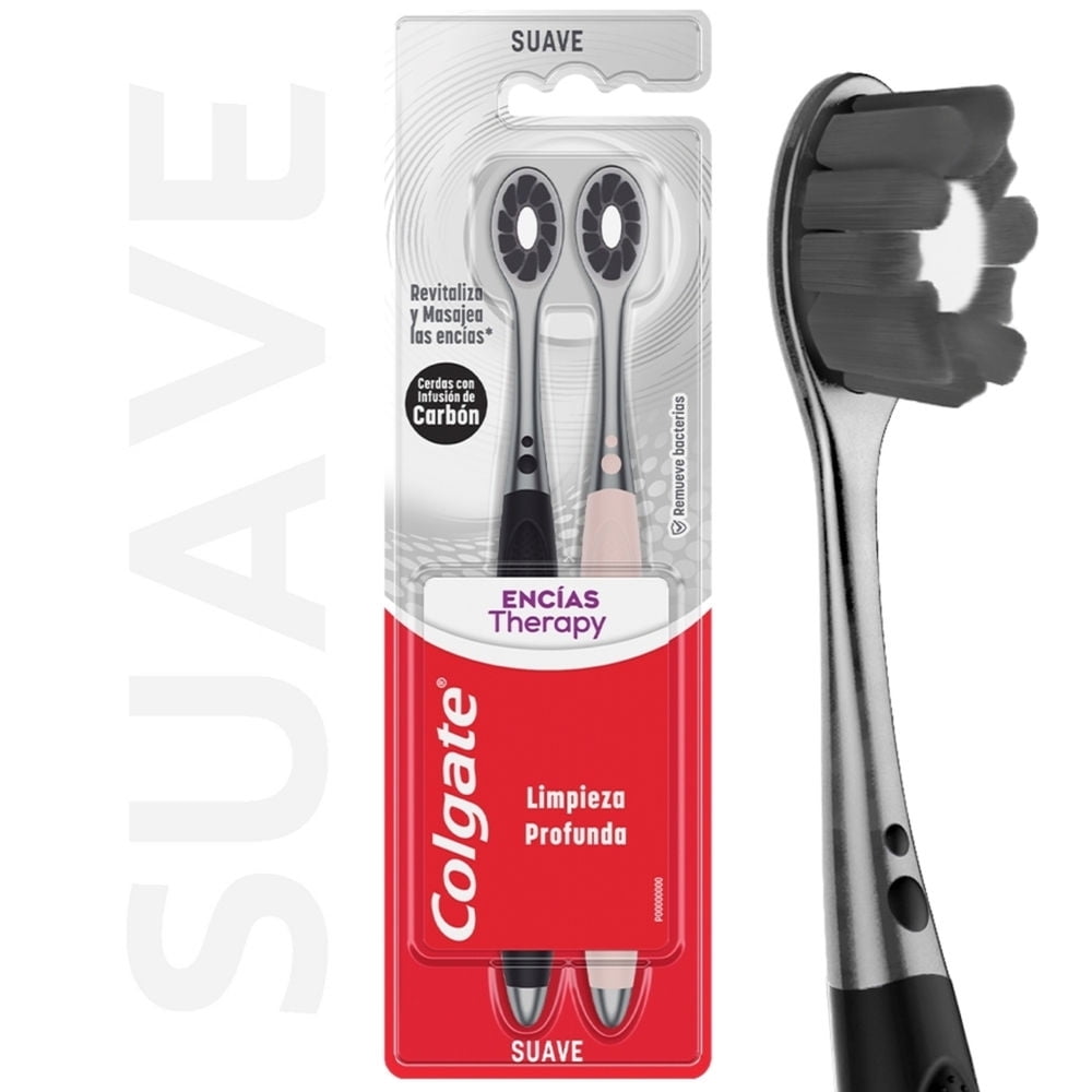 Cepillo De Dientes Encías Therapy Suave 2 un Colgate