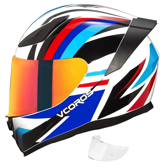 Casco VCOROS WS609 DOT para adulto, uso urbano y de carreras