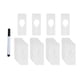 thumbnail image 3 of 28x Ropa Tamaño Armario Estante Divisores Perchas Armario Tienda Armario Divisores Blanco, 3 of 5