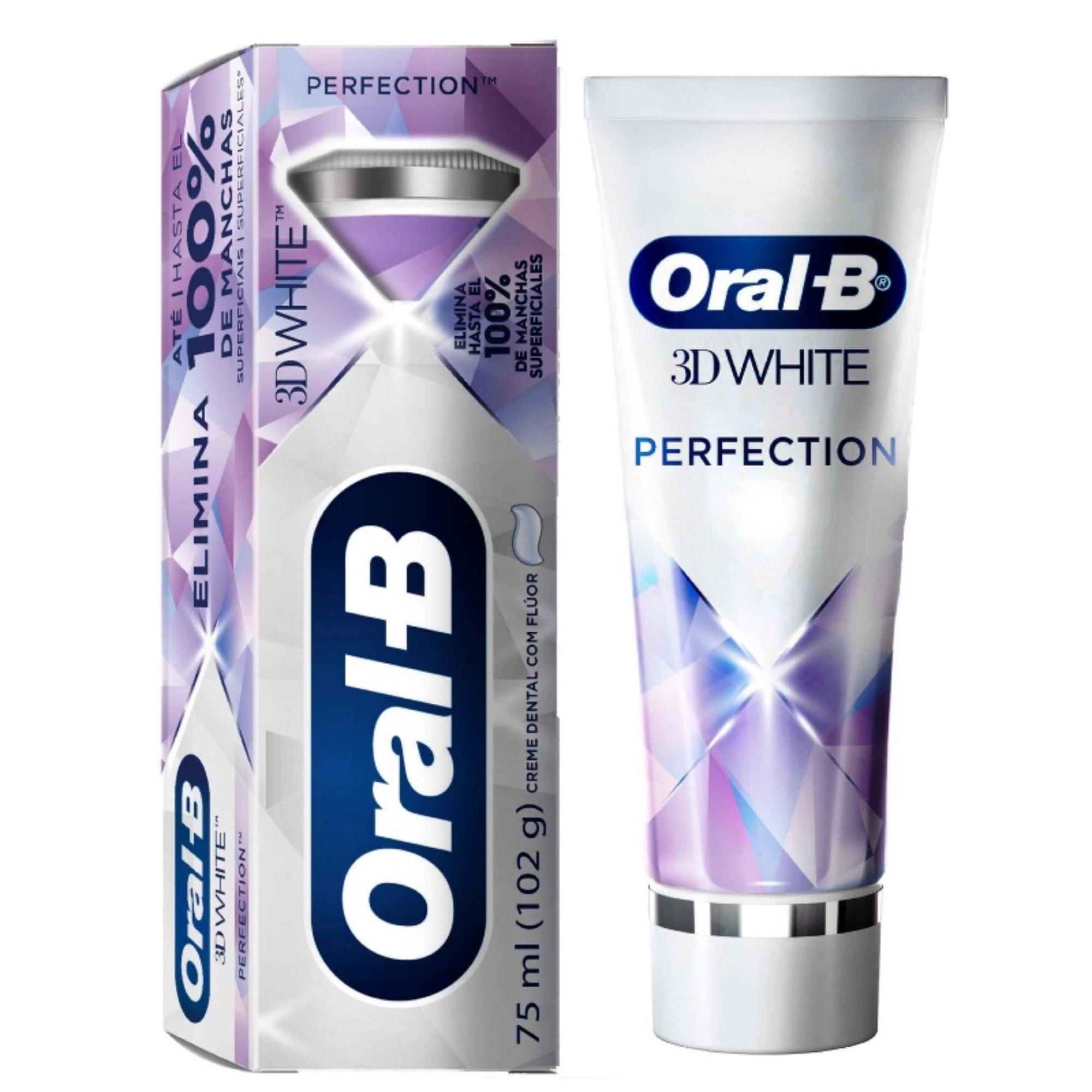 Pasta Dental 3d White Perfection Caja 75 ml Oral-B