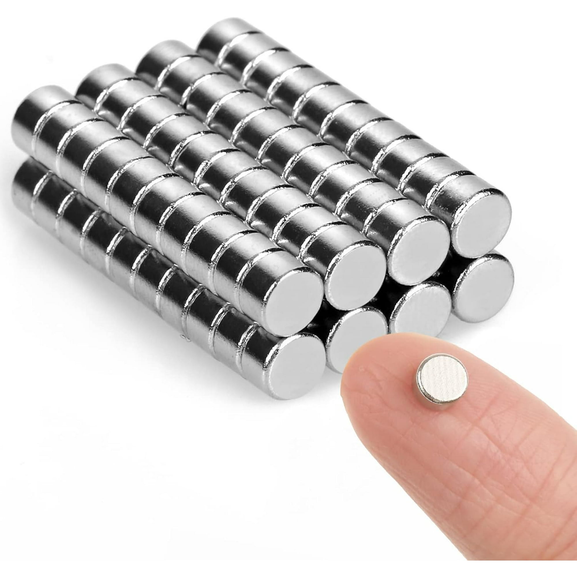 Genérica - 300 Pcs Imanes Neodimio Imanes Súper Fuertes De 4mm*4mm*2mm Redondo