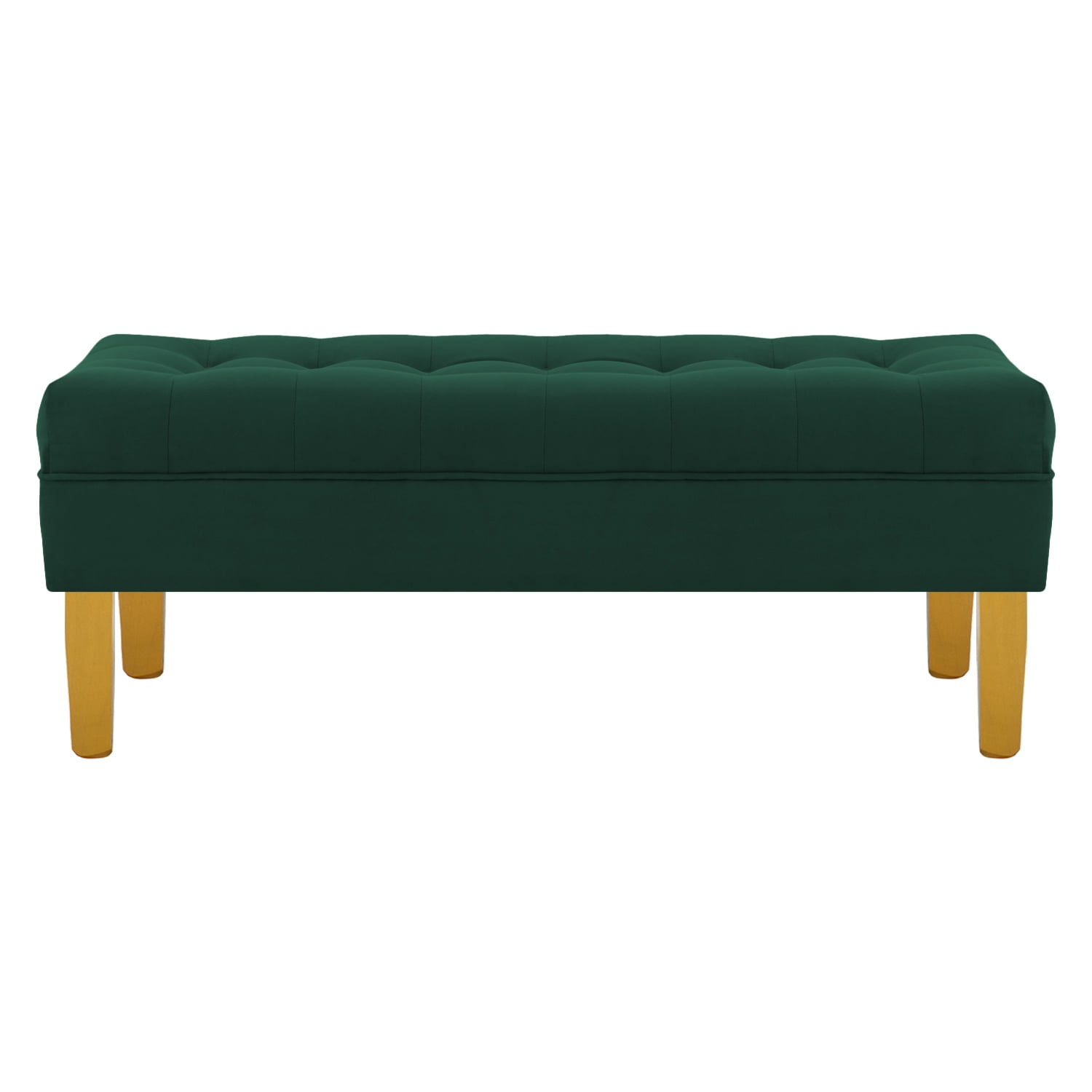 Bodevir - Banqueta Wood 2c Felpa 01 Verde Botella