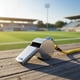 thumbnail image 2 of Pito O Silbato Metalico Arbitro / Seguridad Cordon Amarillo, 2 of 9