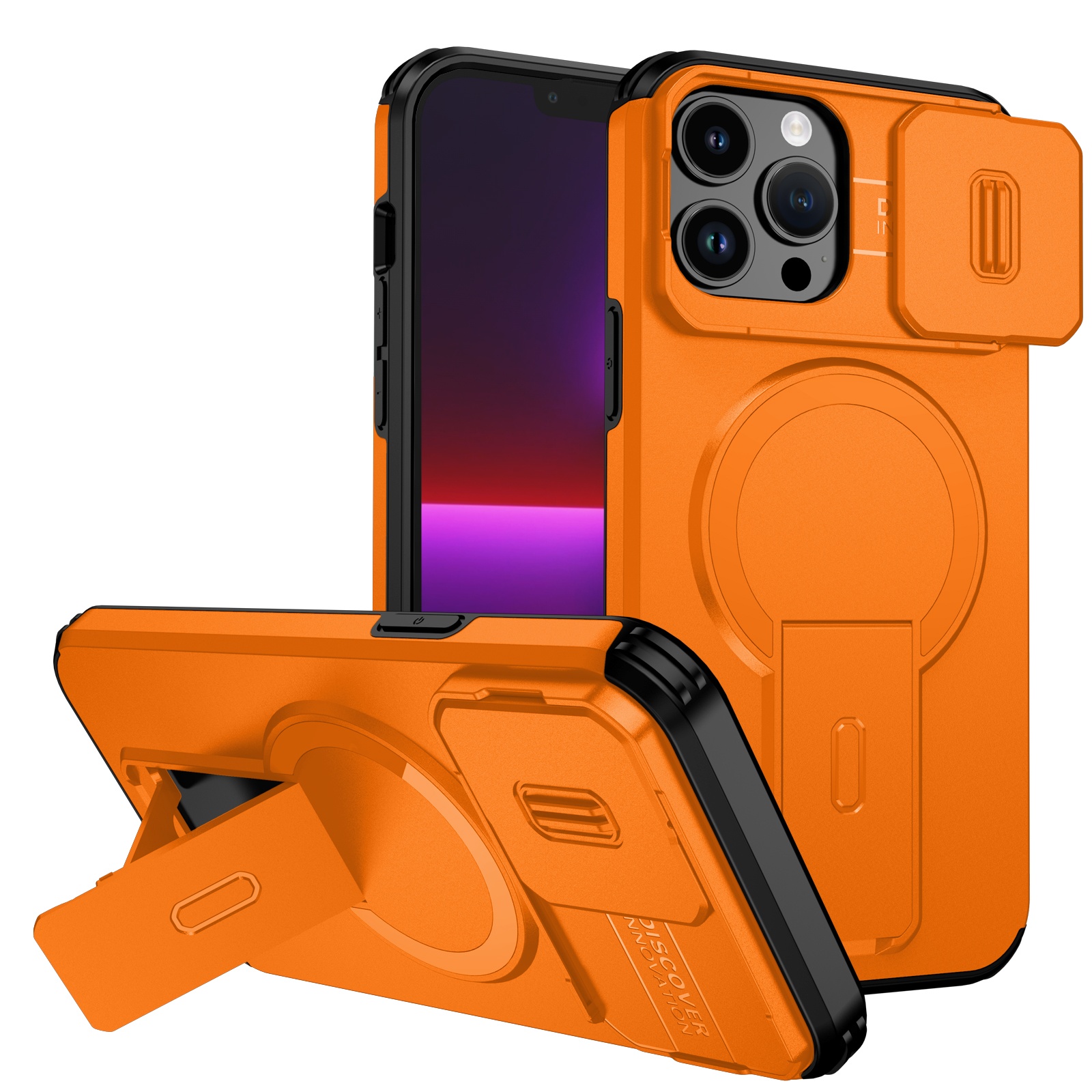Funda Foxdock Para Iphone 13 Pro – Magnética Antigolpes Con Soporte Y Protección Doble