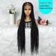 thumbnail image 2 of Pelucas Trenzadas para Mujeres Negras Transparentes HD Encaje Completo sin Nudo Caja Pelucas Trenzadas Trenza Trenzas de Maíz Trenzas de Encaje Sintético Pelucas Trenzadas con Cabello de Bebé Hechas, 2 of 10
