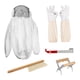 thumbnail image 4 of Chaqueta de apicultura con bolsillo delantero y protección para la parte superior del cuerpo, ventilada, equipo de protección profesional para hombres, 4 of 5