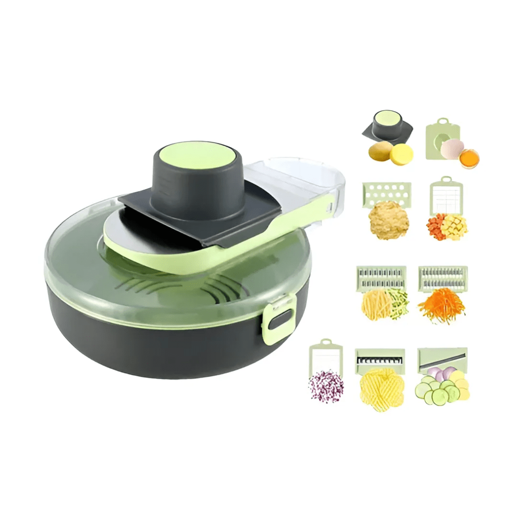 Genérico - Picadora De Verduras Manual Picador Verduras Picador 9pcs