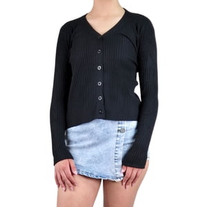 Likeshop - Sweater Mujer Cardigan Botones Otoño Cuello V Diseño 6013