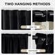 thumbnail image 3 of Cortinas opacas Joydeco, 100% terciopelo negro, 213 x 213 cm, 2 paneles, 3 of 9