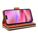 thumbnail image 2 of Funda Cartera con Cremallera y Correa para Samsung Galaxy S25 Soporte y Tarjetero Marrón, 2 of 6