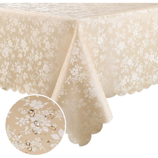 Mantel de vinilo impermeable, rectangular, resistente, lavable, para cocina y comedor (101 x 160 cm) $ Mantel de vinilo lavable, fácil de limpiar, rectangular, resistente