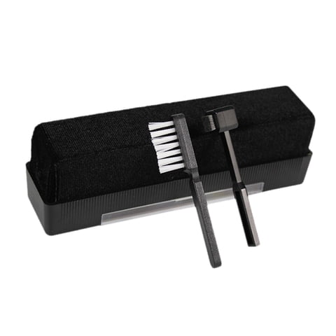 Bothyi - Kit De Limpieza De Cepillo Para Discos De Vinilo, Cartucho De Cepillo De Limpieza, Limpieza De Cd/Vcd/Dvd Para Dj