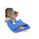 thumbnail image 1 of Alfombra para Arena de Gatos Doble Capa 65x49 cm azul, 1 of 8