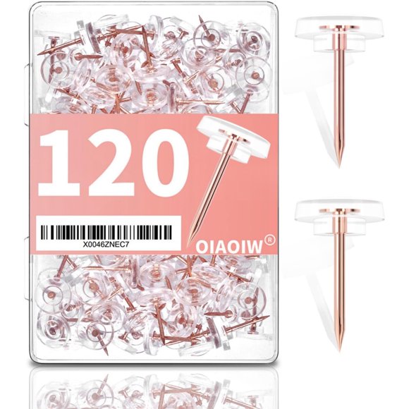 Alfileres para corcho OIAOIW, 120 unidades