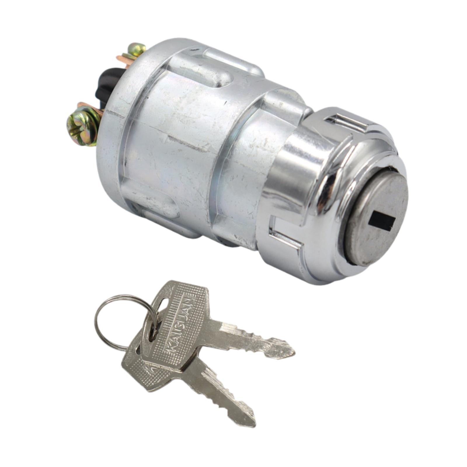 Magideal - Reemplazo Del Interruptor De Encendido Del Arrancador De Cortacésped Con Llave De Arranque De Cortacésped De 3 Posiciones, 3 Pines, Para Cortacéspedes