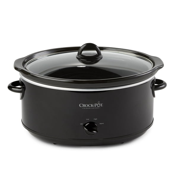 Olla De Cocción Lenta Scv800 b Ovalada Grande 8 Cuartos De Galón 1500 W Negra