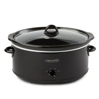 Crock-Pot - Olla De Cocción Lenta Scv800-B, Ovalada, Grande, 8 Cuartos De Galón, 1500 W, Negra