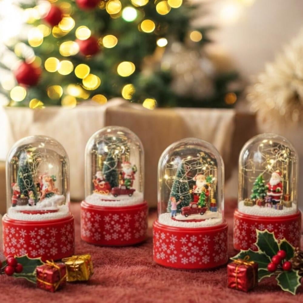 N-ofertas - Esfera De Nieve Led Musical Adorno Navideño Decorativo
