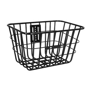 Ioensy - Cesta Trasera Para Bicicleta Eléctrica, Portaequipajes Trasero Para Bicicleta, Para Viajes, Ciclismo Al Aire Libre, Sin Tapa