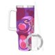thumbnail image 3 of Snagglepuss Vaso aislado de acero inoxidable con asa, diseño temático, regalo para familia, amigos y fans; incluye pajita y encaja en el portavasos estándar, 40 oz, 3 of 6