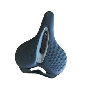 Ioensy - Asiento De Bicicleta Acolchado Y Ancho Para Principiantes, Ideal Para Practicar Deportes Al Aire Libre, Color Gris.