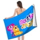 thumbnail image 4 of Maddie + Triggs Toalla de playa de secado rápido con diseño temático, regalo para mujeres y niñas, ideal para cumpleaños, fans, amantes de la música, uso en la playa o al aire libre, 78 × 150 cm, 4 of 6