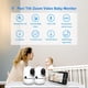 thumbnail image 2 of Monitor para bebés HelloBaby HB6550 de 5 pulgadas con 2 cámaras, batería de 26 horas, 2 of 8