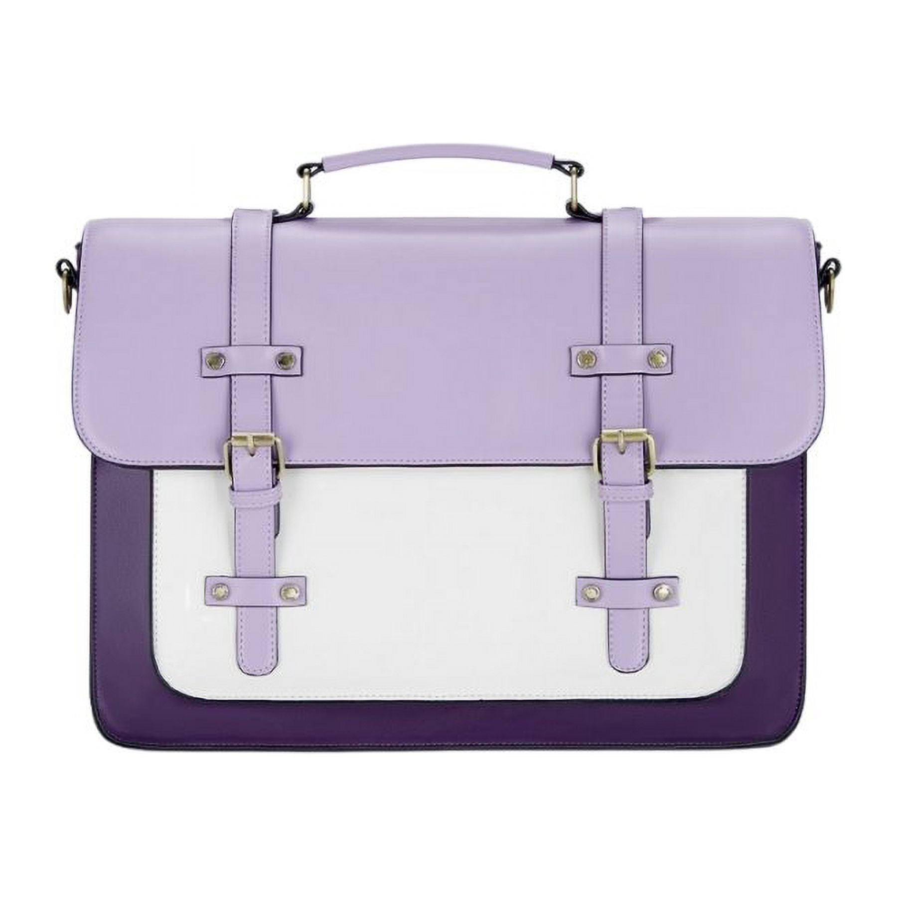 Ecosusi - Mochila Y Maletín Vintage Sombre Para Notebook 15,6 - Morado