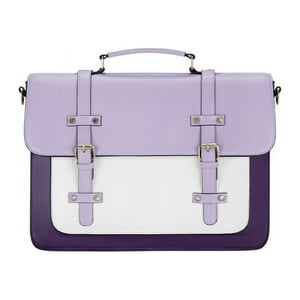 Ecosusi - Mochila Y Maletín Vintage Sombre Para Notebook 15,6 - Morado