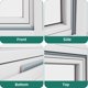 thumbnail image 4 of Sello de puerta Vannesse con burlete para puertas y ventanas, 5 m, color gris, 4 of 8