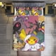 thumbnail image 1 of Halloween Pokmon 3 Piece Sets Full/Queen Size - Reversible Microfiber Quilts with Shams Soft Lightweight Bedspread Coverlet Comforter for All Season Bed Sheets, 1 of 4