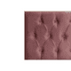 thumbnail image 2 of Respaldo Elegante King Capitone 180x60 Cm Palo Rosa Felpa, 2 of 3