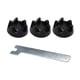 thumbnail image 1 of Acoplador De Licuadora De 3 Piezas Acoplamiento De Licuadora WP9704230 Accesorios Resistentes, 1 of 5