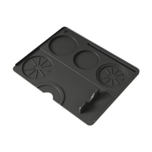 Genérico - Alfombrilla De Silicona Suave Para Apisonar Espresso Accesorio Para Mostrador De Oficina Bar Negro Gris