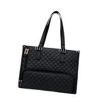 Bothyi - Bolsa De Bolsas Para Mujer Bolsa De Lonchera Acolchada Para La Oficina De Portátiles Para Collage Informal Negro