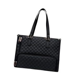 Bothyi - Bolsa De Bolsas Para Mujer Bolsa De Lonchera Acolchada Para La Oficina De Portátiles Para Collage Informal Negro