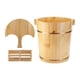 thumbnail image 1 of Ba?era Para Lavabo, Ba?o De Pies Para El Hogar, Barril Hecho A Mano, Cubo Grueso Para Pies Con Cuentas, Estilo B, 1 of 5